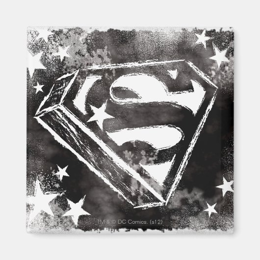 Aimant Bouclier S avec étoiles (Devant)