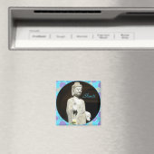 Aimant Bouddha blues bénédiction (In Situ (Lave-vaisselle))