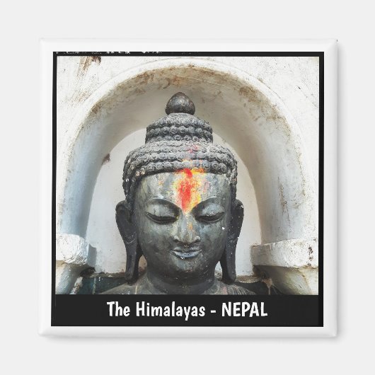 Aimant Bouddha, Dharma, Sangha - Népal (Devant)