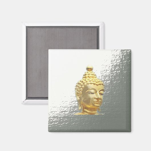 Aimant bouddha en argent (Recto/Verso)