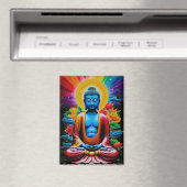 Aimant Bouddha Éveil lumineux (In Situ (Lave-vaisselle))