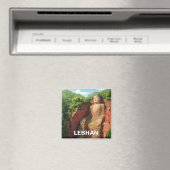 Aimant Bouddha géant Leshan Chine Voyage (In Situ (Lave-vaisselle))