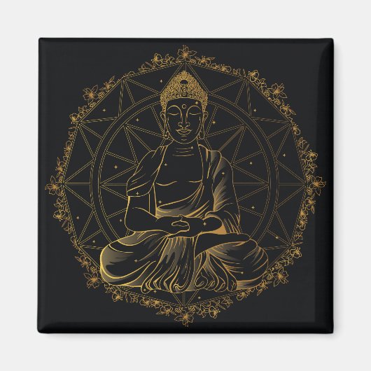 Aimant Bouddha Mandala (Devant)