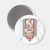 Aimant Bouddha Om Mani Padma Hum (Recto/Verso)