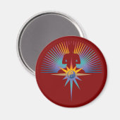 Aimant Bouddha Star 3D (Recto/Verso)