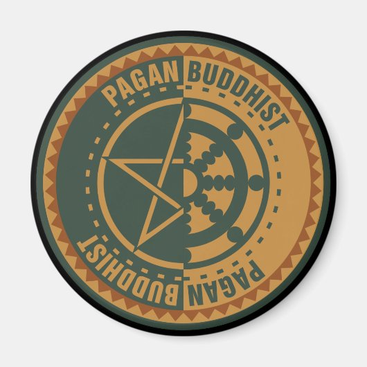 Aimant Bouddhiste païen (Devant)