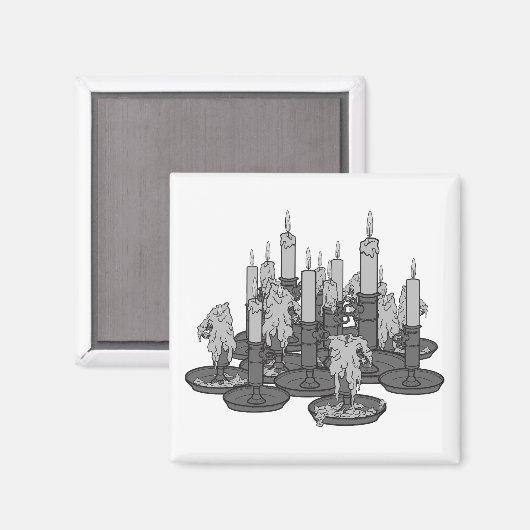 Aimant Bougies (Recto/Verso)