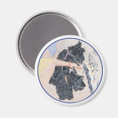 Aimant Bougies écossaises (Recto/Verso)