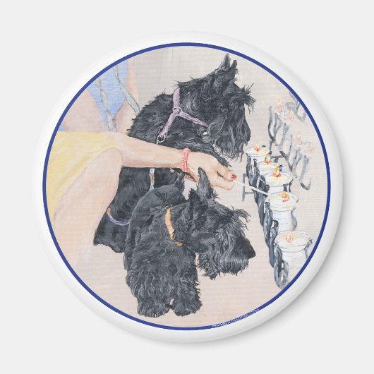 Aimant Bougies écossaises (Devant)