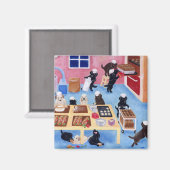 Aimant Boulangerie Labradors (Recto/Verso)