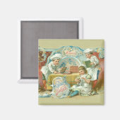 Aimant Boulangeries au chocolat Antique (Recto/Verso)