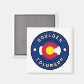 Aimant Boulder Colorado (Recto/Verso)