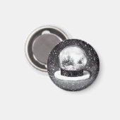 Aimant Boule à neige d'hiver (Recto/Verso)