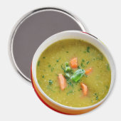 Aimant Boule chaude de l'aimant du réfrigérateur de soupe (Recto/Verso)