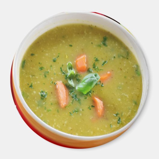 Aimant Boule chaude de l'aimant du réfrigérateur de soupe (Devant)