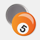 Aimant boule de billard (Recto/Verso)