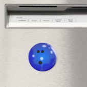 Aimant Boule de Bowling (bleu) (In Situ (Lave-vaisselle))