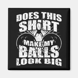 Aimant Boule de Bowling - Boule de Gag pour Homme