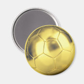 Aimant Boule de football en or Faux (Recto/Verso)