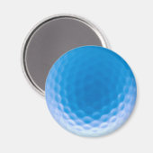 Aimant Boule de golf Texture Dimples Arctic Blue (Recto/Verso)