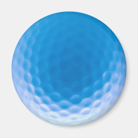 Aimant Boule de golf Texture Dimples Arctic Blue (Devant)