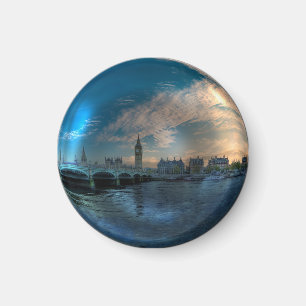 Aimant Boule de photo de paysage urbain de Londres