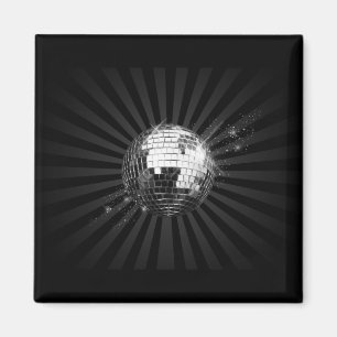 Aimant Boule Disco Mirror sur noir