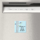 Aimant Bouleaux avec message de santé (In Situ (Lave-vaisselle))