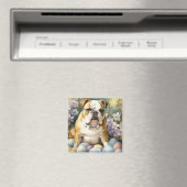 Aimant Bouledogue à Pâques (In Situ (Lave-vaisselle))