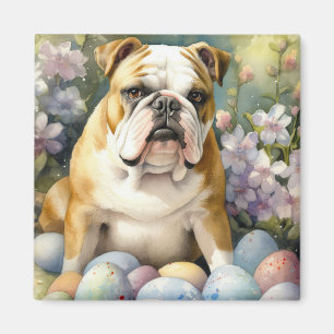 Aimant Bouledogue à Pâques
