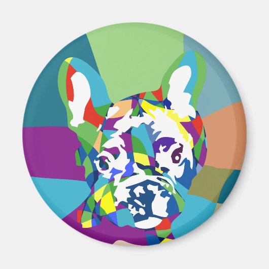 Aimant Bouledogue Français (Devant)