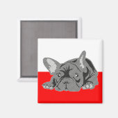 Aimant Bouledogue Français (Recto/Verso)
