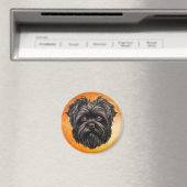 Aimant Bouledogue singe Affenpinscher Terrier (In Situ (Lave-vaisselle))