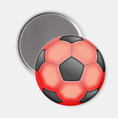 Aimant Boules de football colorées (Recto/Verso)