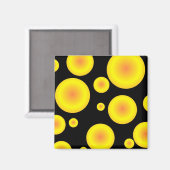 Aimant Boules jaunes (Recto/Verso)