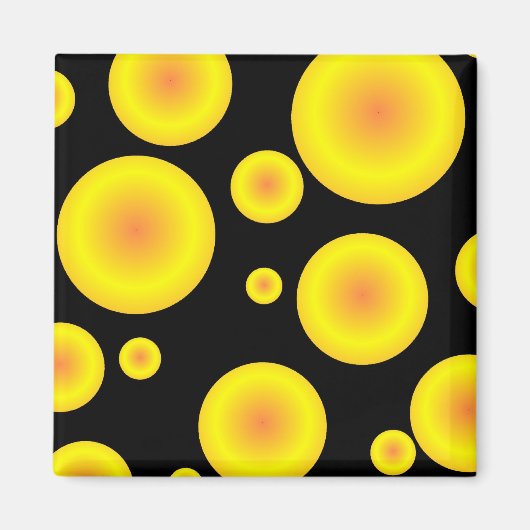 Aimant Boules jaunes (Devant)