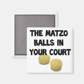 Aimant boules matzoh (Recto/Verso)