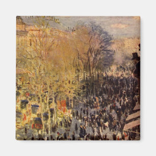 Aimant Boulevard des Capucines de Claude Monet, Beaux-art