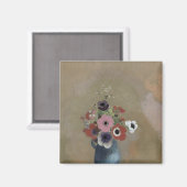 Aimant Bouquet d'anémones (Recto/Verso)