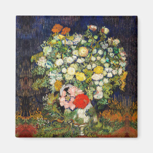 Aimant Bouquet de fleurs dans un vase de Vincent Van Gogh