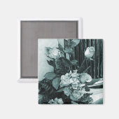 Aimant Bouquet de mariage vintage (Recto/Verso)