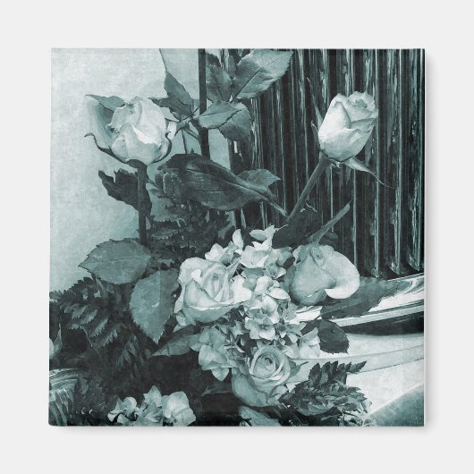 Aimant Bouquet de mariage vintage (Devant)