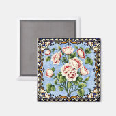 aimant bouquet de roses (Recto/Verso)