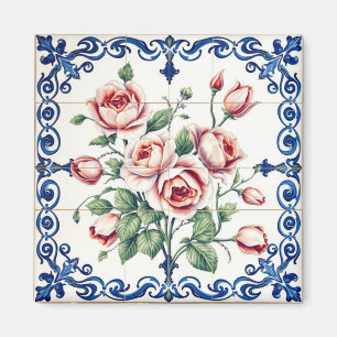 aimant bouquet de roses classique