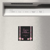 Aimant Bouquet de roses d'angle élégant et chic pour mari (In Situ (Lave-vaisselle))