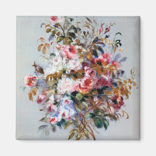Aimant Bouquet de Roses, Renoir (Devant)