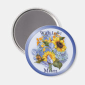Aimant Bouquet d'été - Maman (Recto/Verso)