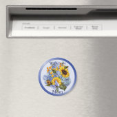 Aimant Bouquet d'été - Maman (In Situ (Lave-vaisselle))