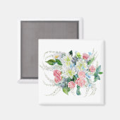 Aimant Bouquet floral (Recto/Verso)