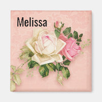 Bouquet floral rose et rose blanche